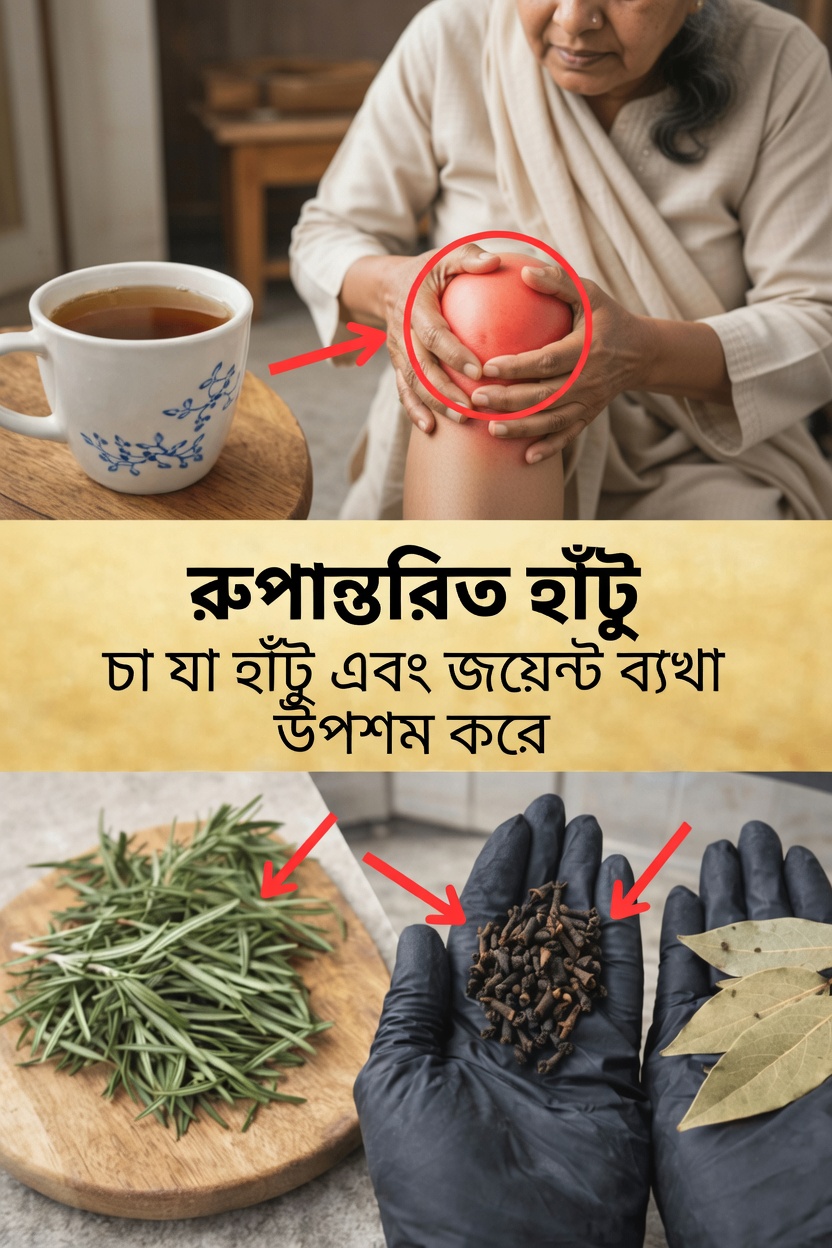 শান্তিদায়ক হার্বাল চা মিশ্রণ আবিষ্কার করুন, যা জয়েন্টের আরাম ও চলনশীলতা সমর্থনে সহায়ক হতে পারে