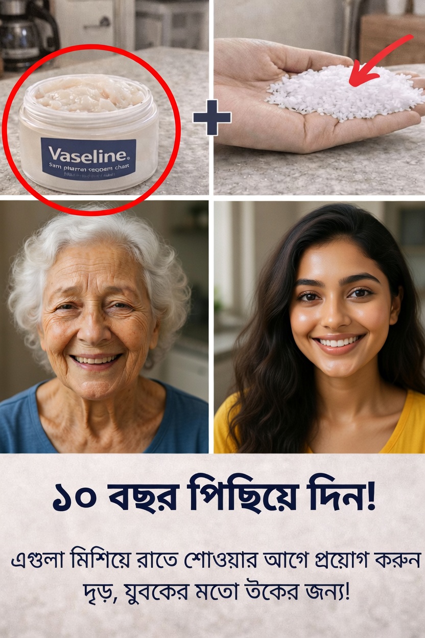 ত্বক আর্দ্রতার জন্য দুটি সাধারণ গৃহস্থালি উপাদান মিশিয়ে সহজ রাতের রুটিন কি কখনও চেষ্টা করেছেন?