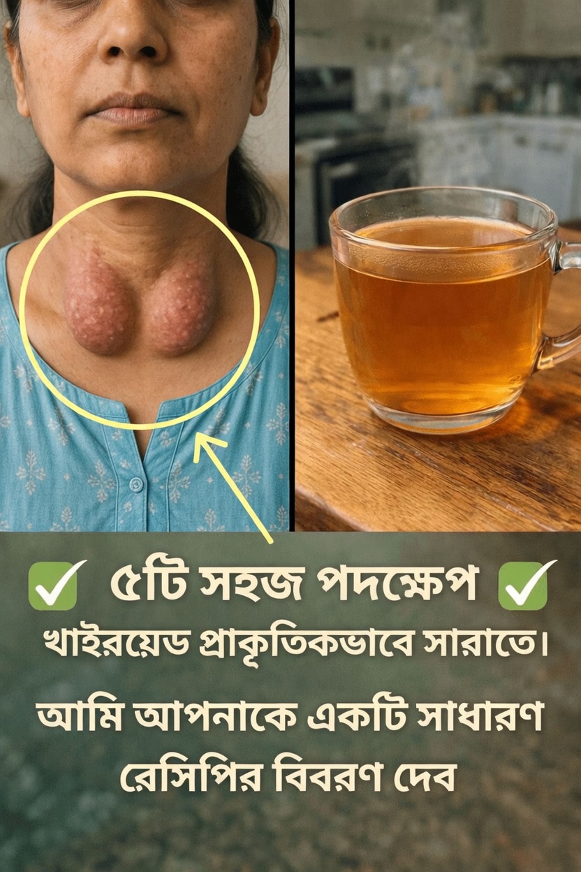 প্রাকৃতিকভাবে থাইরয়েডের স্বাস্থ্য রক্ষায় সহায়ক ৬টি সহজ দৈনন্দিন অভ্যাস – সঙ্গে আছে কোমল ঢেঁড়স চায়ের একটি রেসিপি