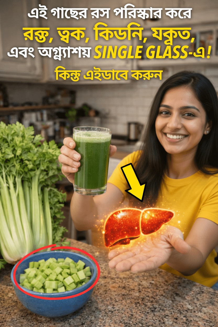 সেলারি জুস: আপনার দৈনন্দিন অভ্যাসে আরও পুষ্টি ও পানীয়তার সহজ সংযোজন