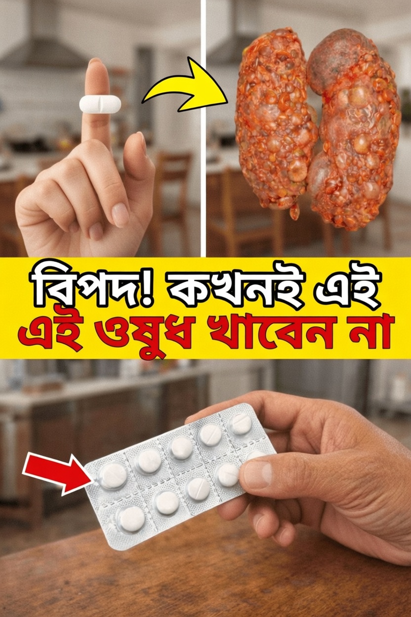 দীর্ঘমেয়াদি ব্যবহারে যেগুলো ডাক্তাররা প্রায়ই সতর্কতার সঙ্গে ব্যবহার করেন এমন ৫টি সাধারণ ওষুধ
