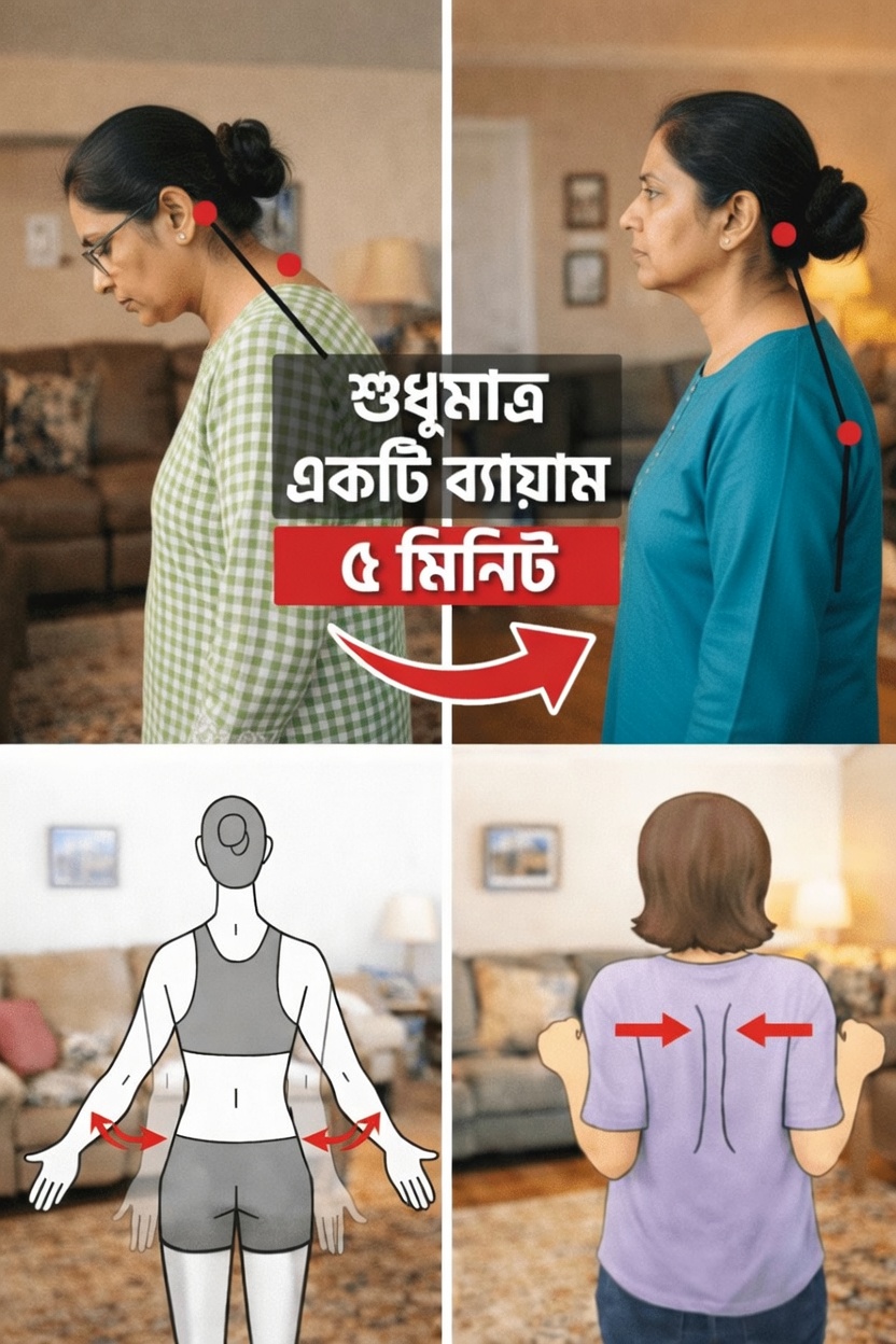 ৬০-এর পর সামনে ঝুঁকে থাকা ঘাড়ের ভঙ্গি বোঝা এবং কেন এটি গুরুত্বপূর্ণ