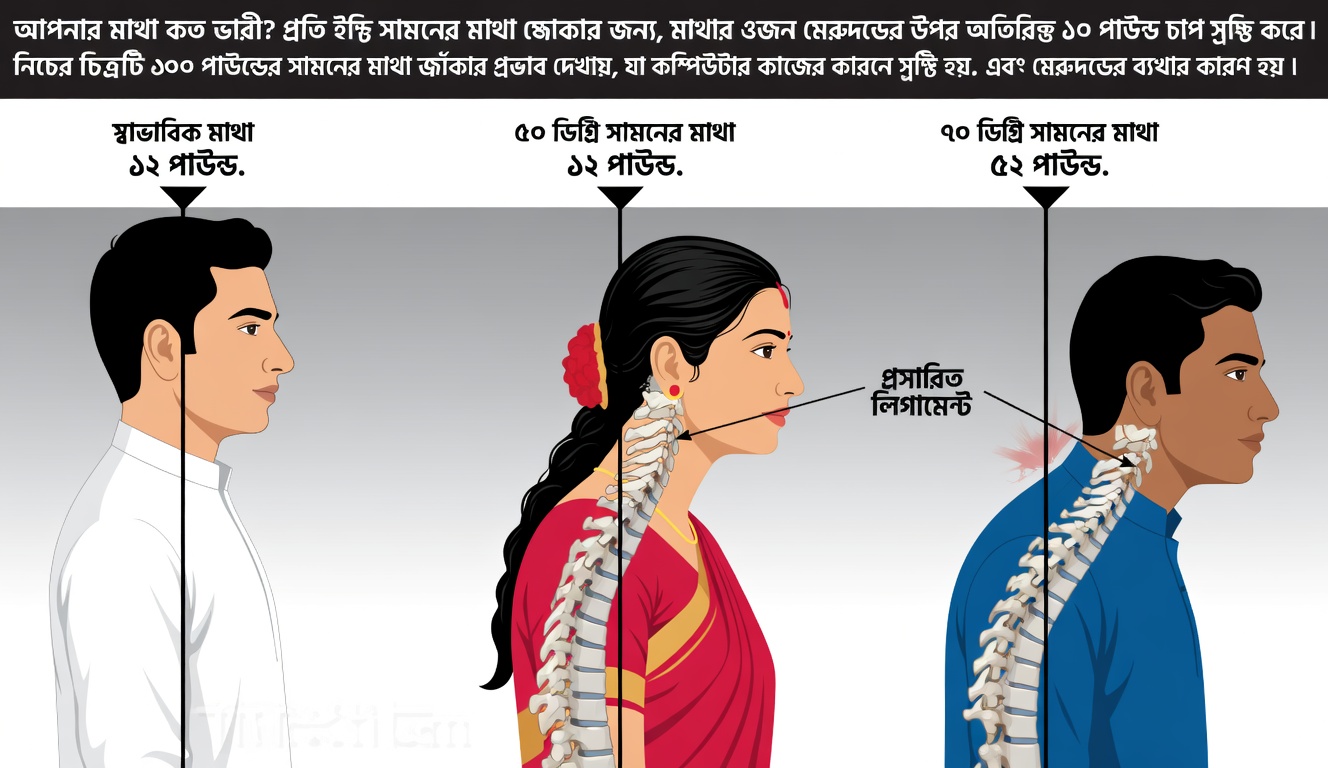 ৬০-এর পর সামনে ঝুঁকে থাকা ঘাড়ের ভঙ্গি বোঝা এবং কেন এটি গুরুত্বপূর্ণ
