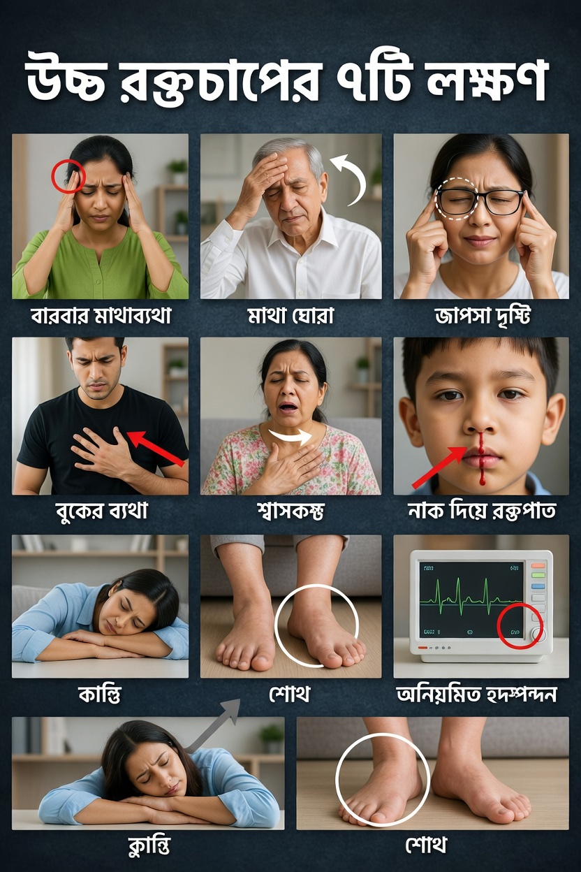 উচ্চ রক্তচাপের ইঙ্গিত দিতে পারে এমন ৯টি বিস্ময়কর লক্ষণ – এবং কেন আপনাকে এদের প্রতি খেয়াল রাখা উচিত
