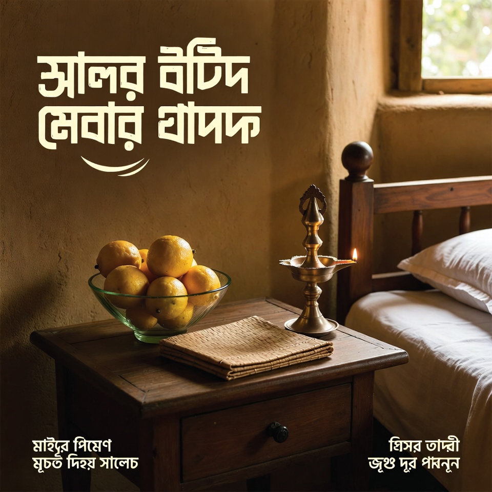 ভালো ঘুম ও বায়ুর মানের জন্য প্রাকৃতিক লেবুর বেডসাইড ফ্রেশনার