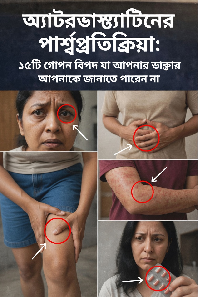 অ্যাটোরভাস্টাটিনের পার্শ্বপ্রতিক্রিয়া: কোলেস্টেরল কমানোর এই সাধারণ ওষুধ সম্পর্কে আপনার যা জানা দরকার