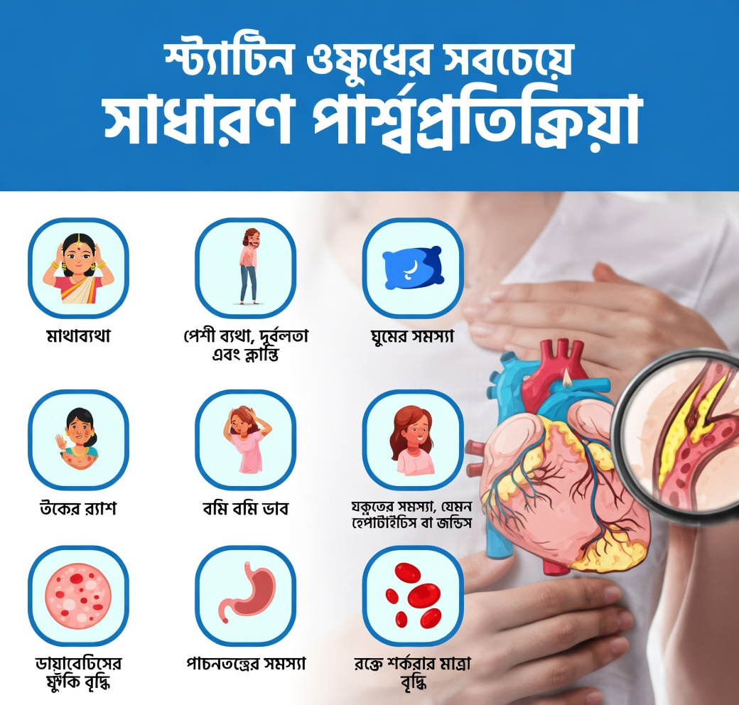 অ্যাটোরভাস্টাটিনের পার্শ্বপ্রতিক্রিয়া: কোলেস্টেরল কমানোর এই সাধারণ ওষুধ সম্পর্কে আপনার যা জানা দরকার