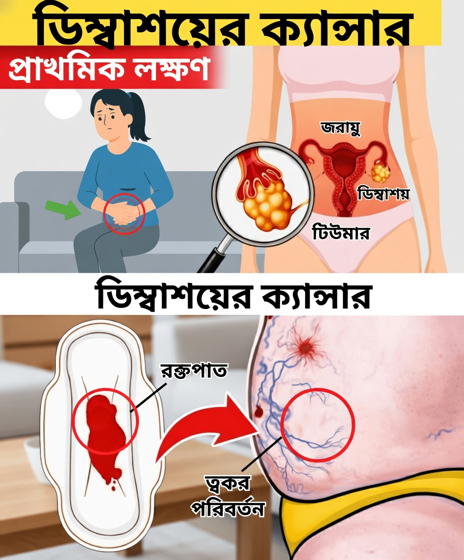 অনেক নারী যে ৯টি প্রাথমিক সতর্ক লক্ষণ উপেক্ষা করে থাকেন সার্ভিকাল ক্যান্সারের