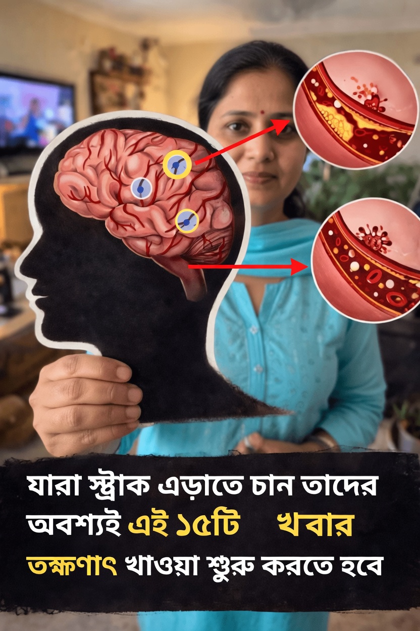 স্ট্রোকের ঝুঁকি কমাতে সহায়ক জীবনধারা গঠনে উপকারী ১৫টি হার্ট-স্বাস্থ্যকর খাবার
