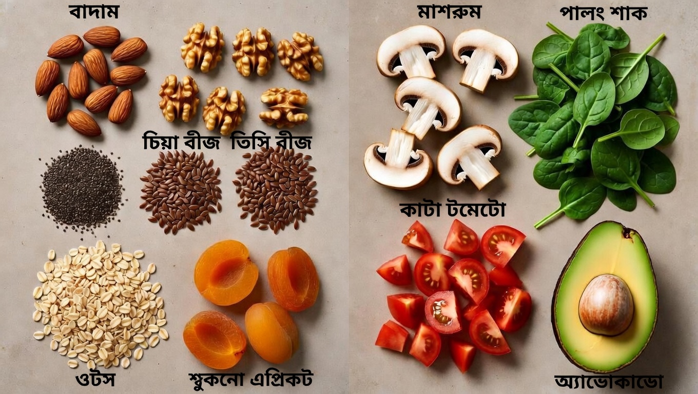 স্ট্রোকের ঝুঁকি কমাতে সহায়ক জীবনধারা গঠনে উপকারী ১৫টি হার্ট-স্বাস্থ্যকর খাবার