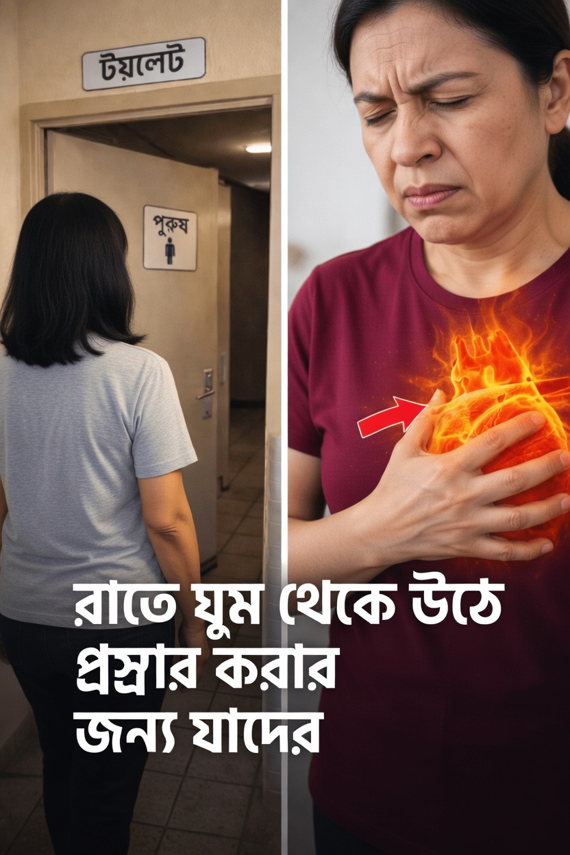 রাতে বারবার বাথরুমে যেতে হচ্ছে: এটি কি হৃদ্‌রোগের লক্ষণ হতে পারে? গবেষণা কী বলছে