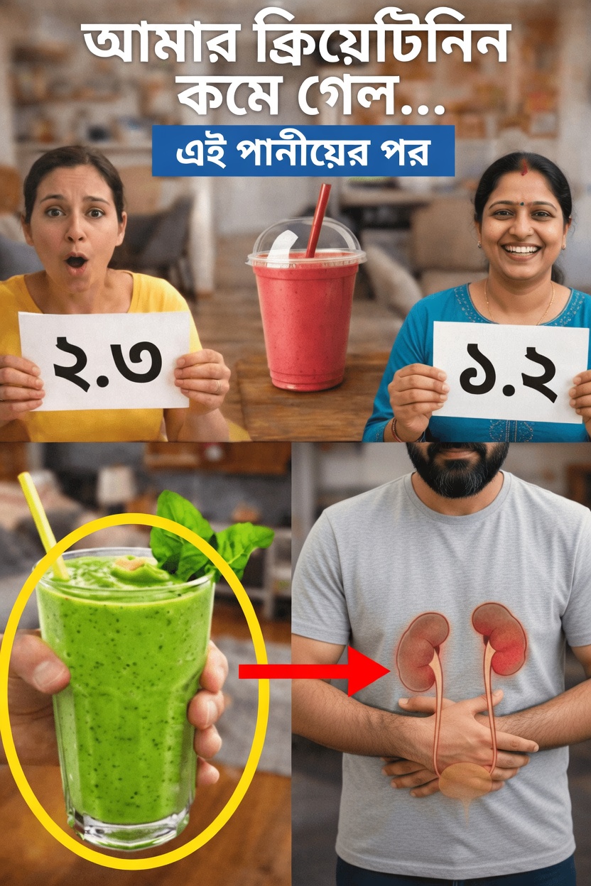 কিডনি স্বাস্থ্য ও সুস্থ ক্রিয়েটিনিন মাত্রা বজায় রাখতে সহায়ক হতে পারে এমন তিনটি সহজ পানীয়