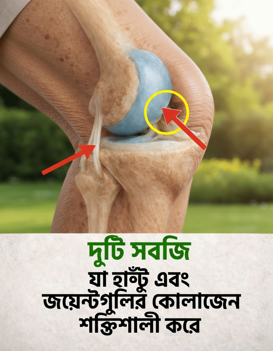 আপনার হাঁটু ও সন্ধিকে আরও সুস্থ রাখতে কি এই দুটি দৈনন্দিন সবজি শরীরের প্রাকৃতিক কোলাজেন উৎপাদনে সহায়তা করতে পারে?
