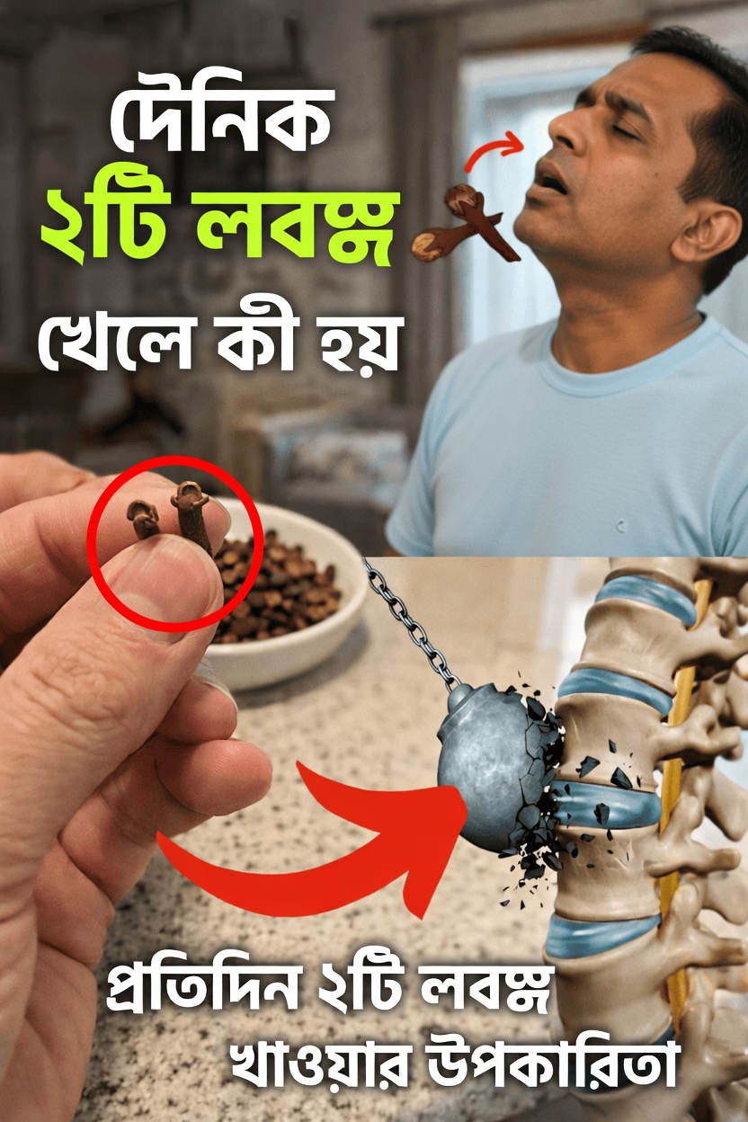 প্রতিদিন ২টি লবঙ্গ চিবোলে আপনার দেহে কী ঘটে? জানুন সম্ভাব্য উপকারিতা