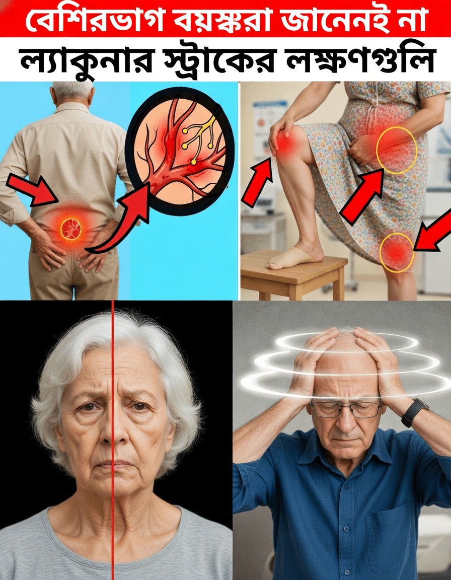 ৬০ বছরের বেশি বয়সী অনেকেই যা দৈনন্দিন জীবনে এড়িয়ে যান: ল্যাকুনার স্ট্রোকের ৭টি সূক্ষ্ম লক্ষণ