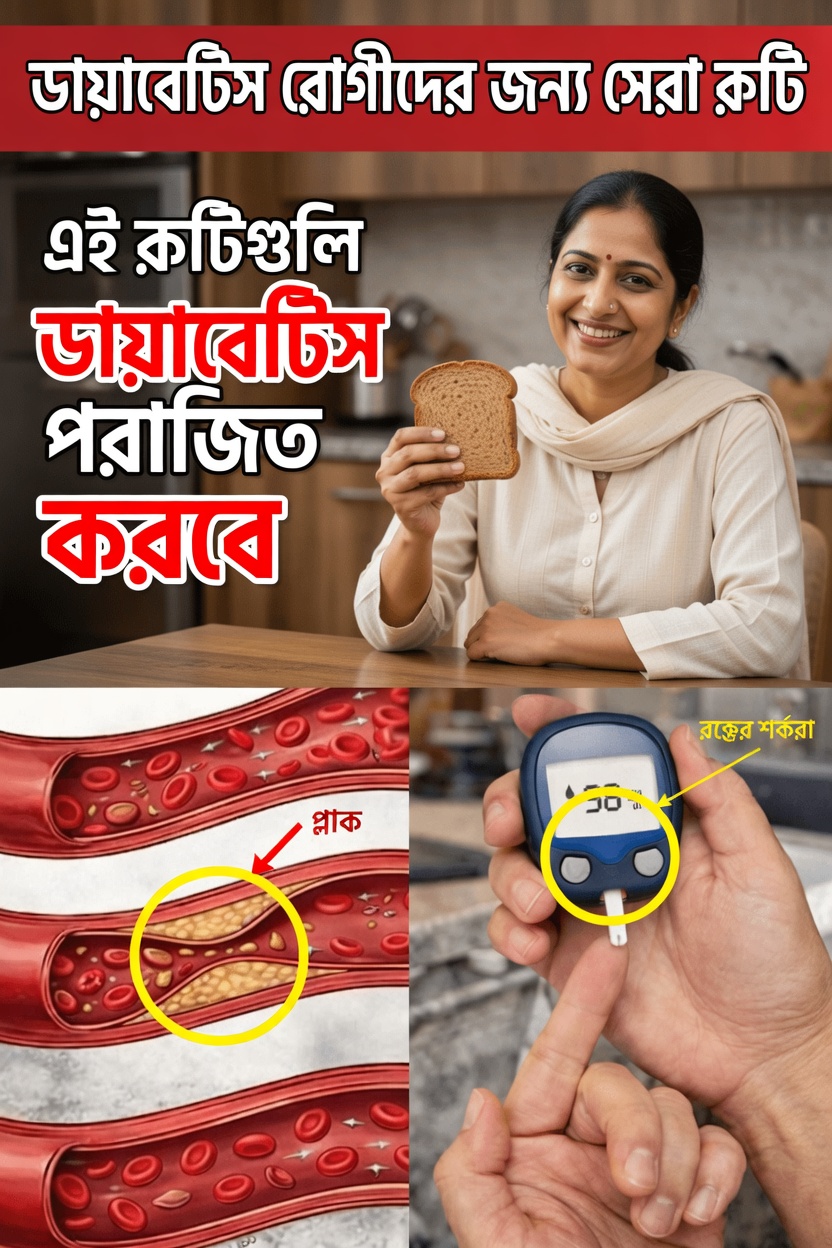 রক্তে শর্করা নিয়ন্ত্রণে রাখছেন যাঁরা: তাঁদের জন্য সেরা রুটি ও কম গ্লাইসেমিক সূচকযুক্ত বিকল্পসমূহ