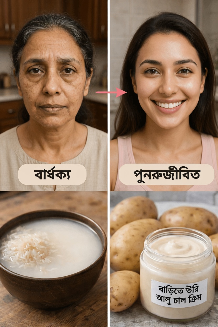 চাল ও আলুর নাইট ক্রিম ট্রেন্ড: অনুসন্ধানের যোগ্য কি এই সহজ ঘরোয়া স্কিনকেয়ার রুটিন?