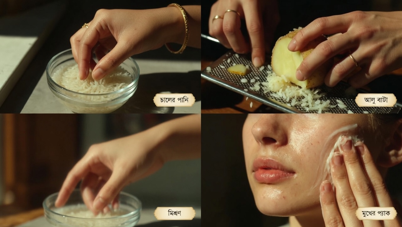 চাল ও আলুর নাইট ক্রিম ট্রেন্ড: অনুসন্ধানের যোগ্য কি এই সহজ ঘরোয়া স্কিনকেয়ার রুটিন?