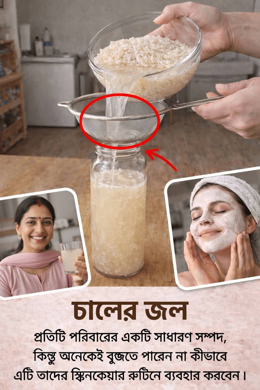 মসৃণ, আরও উজ্জ্বল ত্বকের জন্য দৈনন্দিন ত্বক-যত্নে চালের পানি কীভাবে ব্যবহার করবেন জানুন