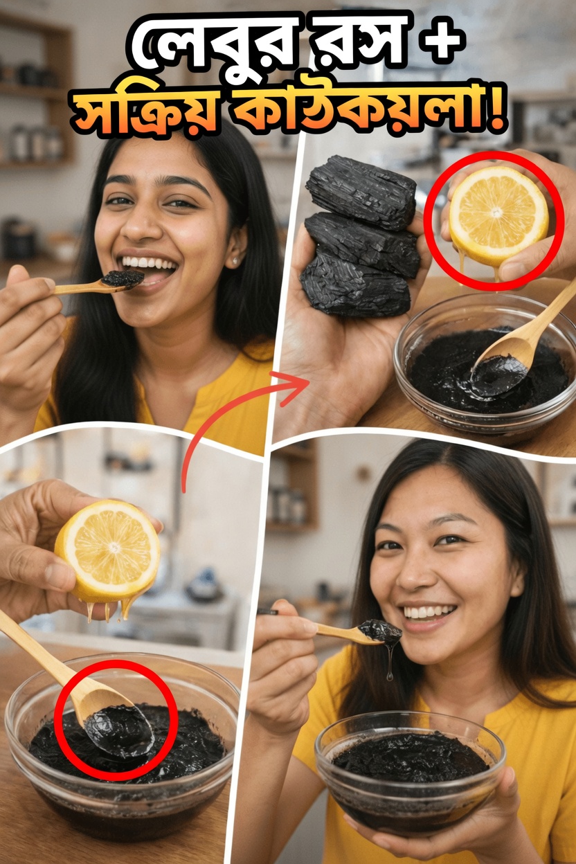 প্রতিদিনের ঘরোয়া পরীক্ষার জন্য লেবুর রস ও অ্যাক্টিভেটেড চারকোল কীভাবে একসাথে ব্যবহার করবেন তা জানুন