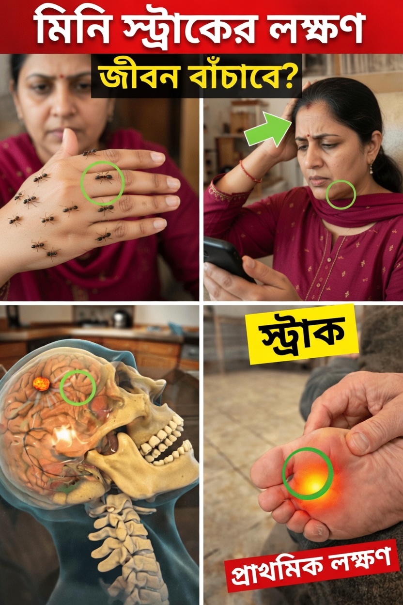 স্ট্রোকের ঝুঁকি ইঙ্গিত করতে পারে এমন ৮টি প্রাথমিক সতর্কতা– এবং আপনার ঝুঁকি কমাতে সহায়ক ৯টি বাস্তবধর্মী পদক্ষেপ