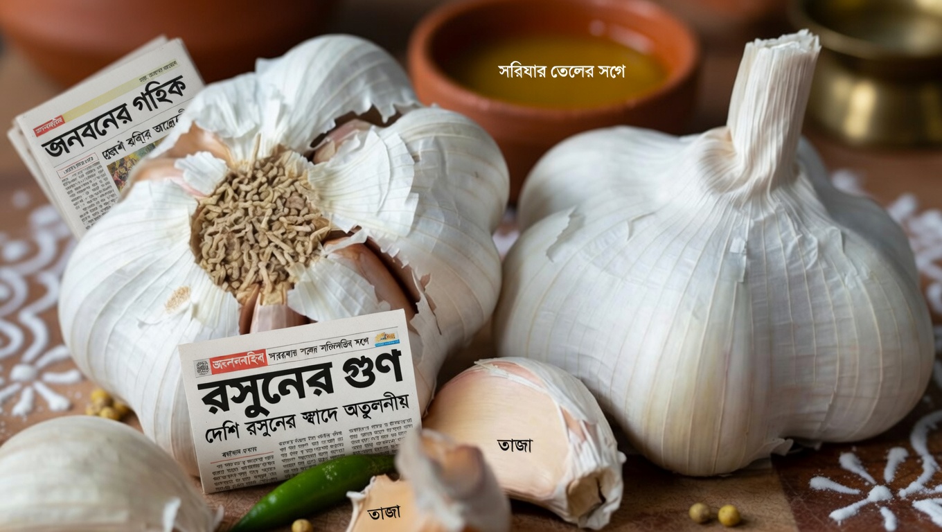 রসুন কি পায়ের সুস্থ রক্তসঞ্চালন ও শিরার আরাম বজায় রাখতে সহায়তা করতে পারে? প্রাকৃতিক ধারণা ও ব্যবহারিক পরামর্শ