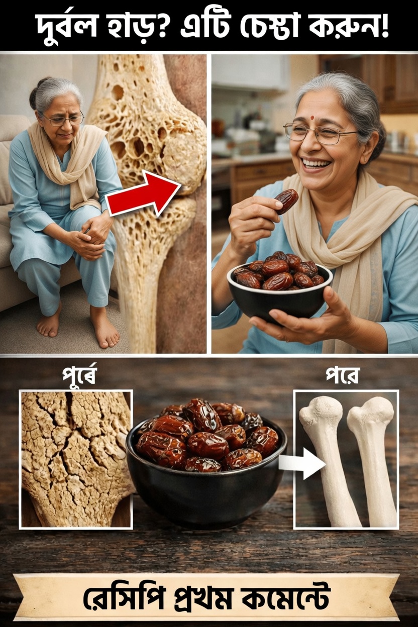 হাড়ের ক্ষয় থামান, এর আগে দেরি হয়ে যায়! খেজুর: প্রতিদিন আপনার শরীরকে মজবুত করতে প্রাকৃতিক সহায়ক