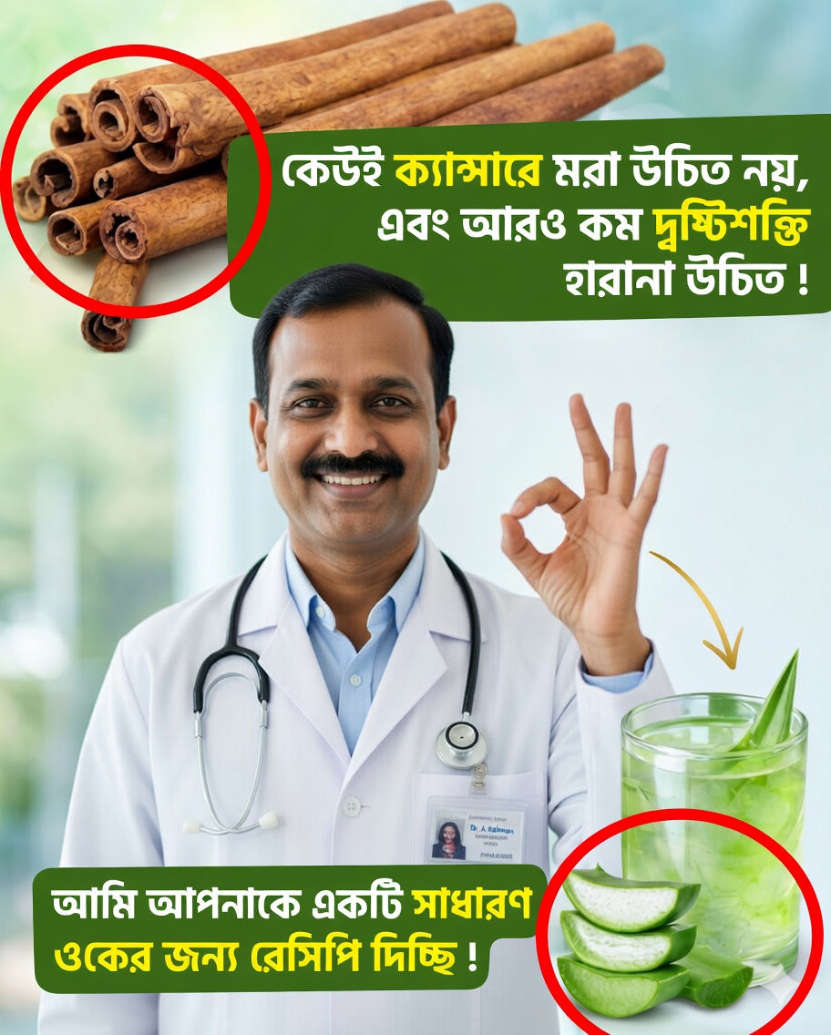 🌿🍯 দারুচিনি ও অ্যালো ভেরার স্বাস্থ্যকর রেসিপি: প্রাকৃতিক পানীয় যা বদলে দেবে আপনার সুস্থতা