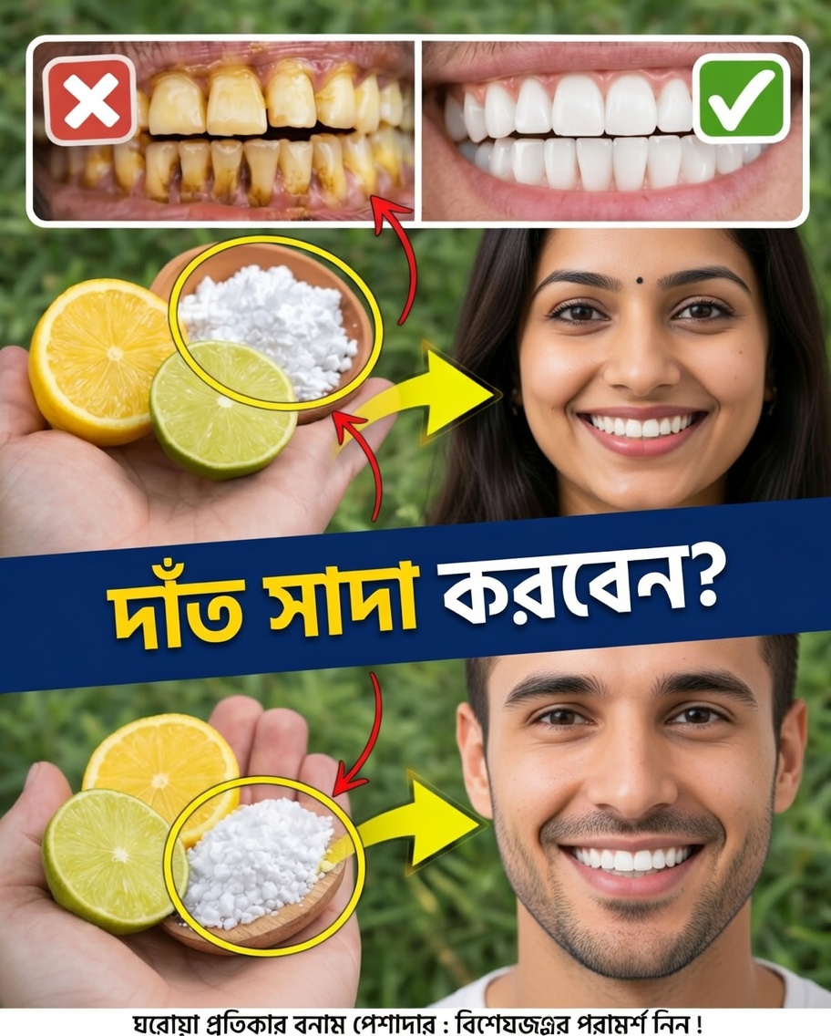 আরও উজ্জ্বল হাসির জন্য লেবু ও বেকিং সোডা: সত্যিই যা কাজ করে এবং যা এড়িয়ে চলা উচিত