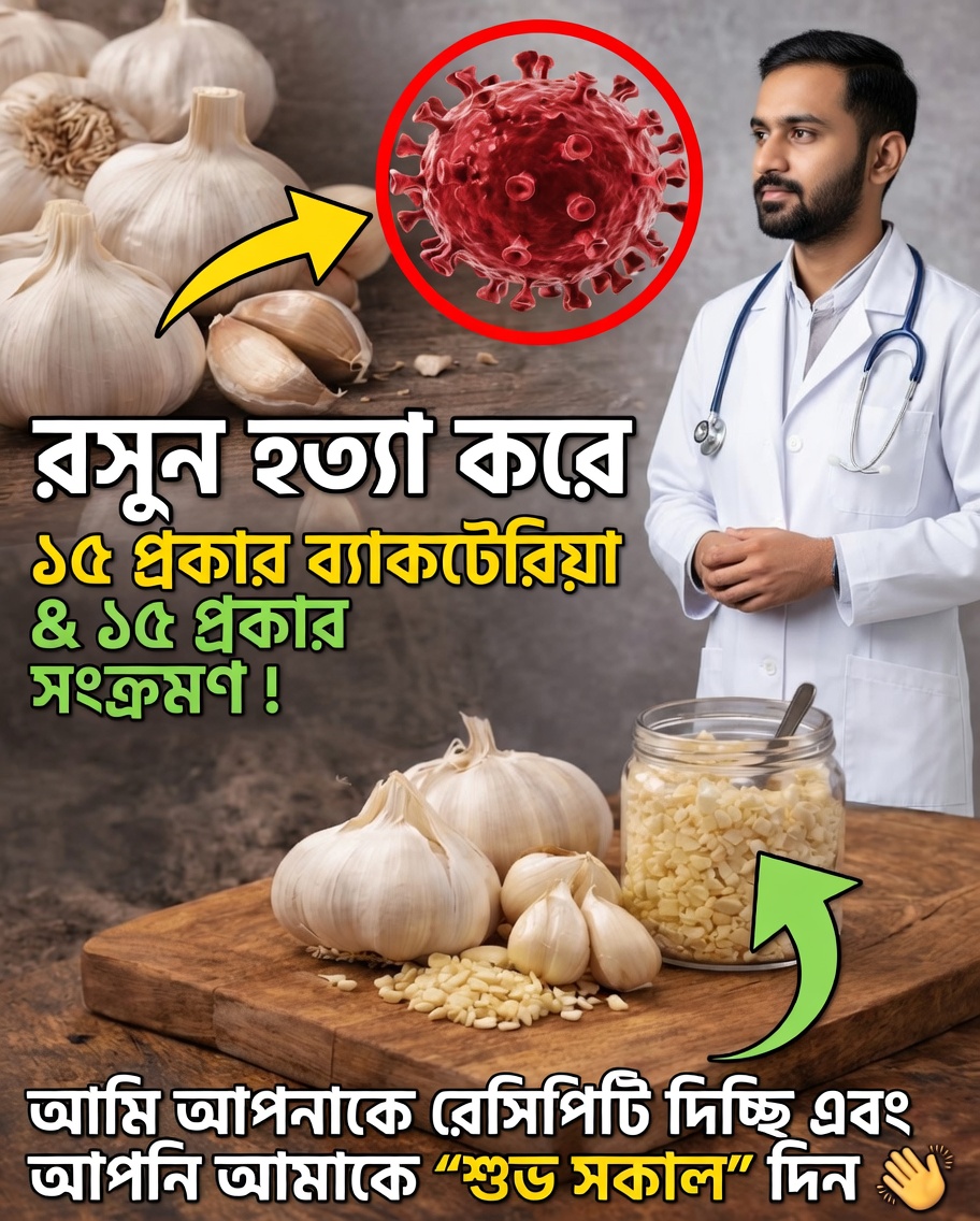 রসুন কি আসলেই ব্যাকটেরিয়া ও সংক্রমণ প্রতিরোধ করে, যেমনটি দাবি করা হয়?
