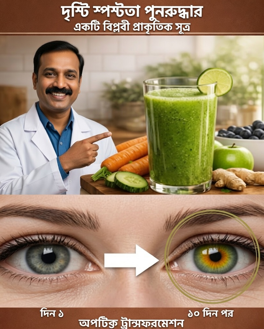 👁️🥄 দৃষ্টিশক্তি সমর্থনে দিনে ১ চামচ: অর্থবোধক একটি প্রাকৃতিক রেসিপি (অলৌকিক প্রতিশ্রুতি ছাড়া)