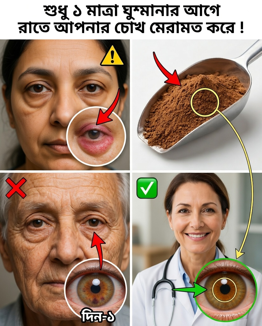 ৬০ বছরের পর আরও আরামদায়ক ও উজ্জ্বল চোখের জন্য রাতের জুসের রীতিনীতি