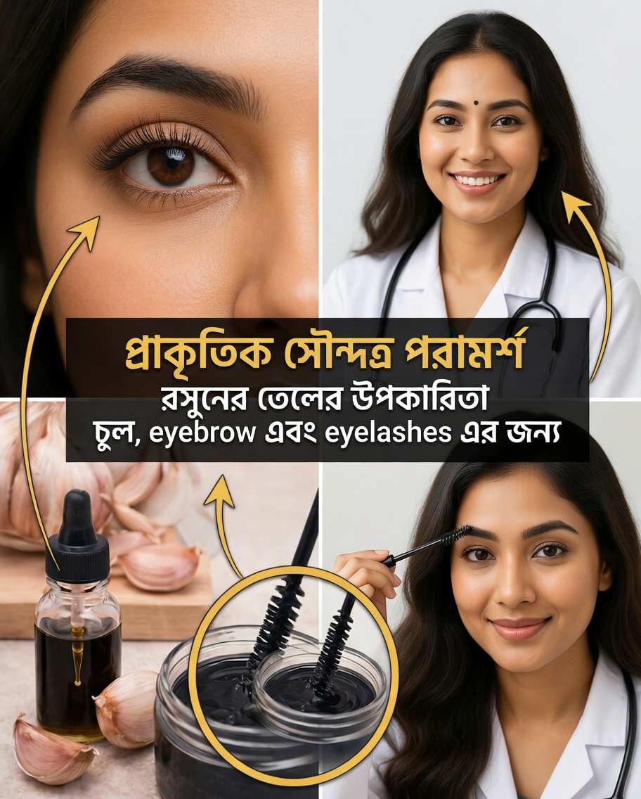 চোখের পাপড়ির জন্য রসুন, লবঙ্গ ও ক্যাস্টর তেল: ৩ দিনের প্রতিশ্রুতির নেপথ্যের সত্য