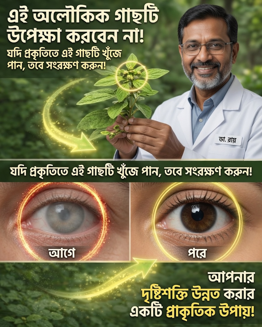চোখের আরামের জন্য ঐতিহ্যবাহী চিকিৎসকেরা যে বিস্ময়কর আগাছাটি ব্যবহার করতেন