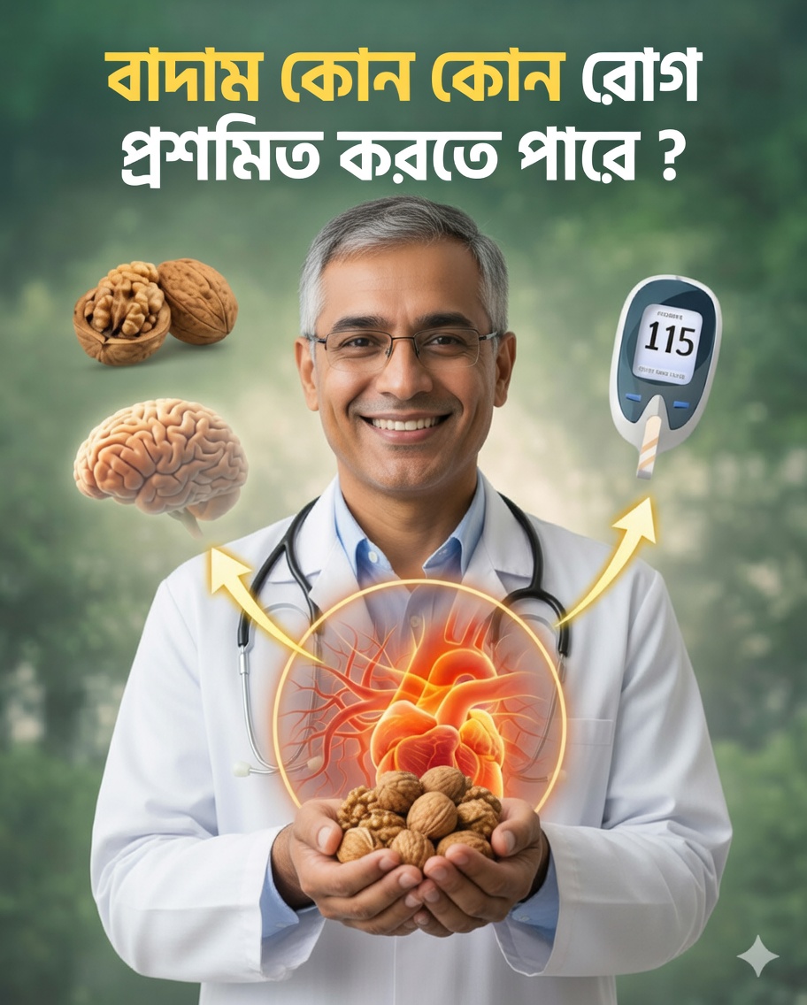 বাদাম: এমন প্রাকৃতিক সুপারফুড যা আপনার স্বাস্থ্যে আমূল পরিবর্তন আনতে পারে