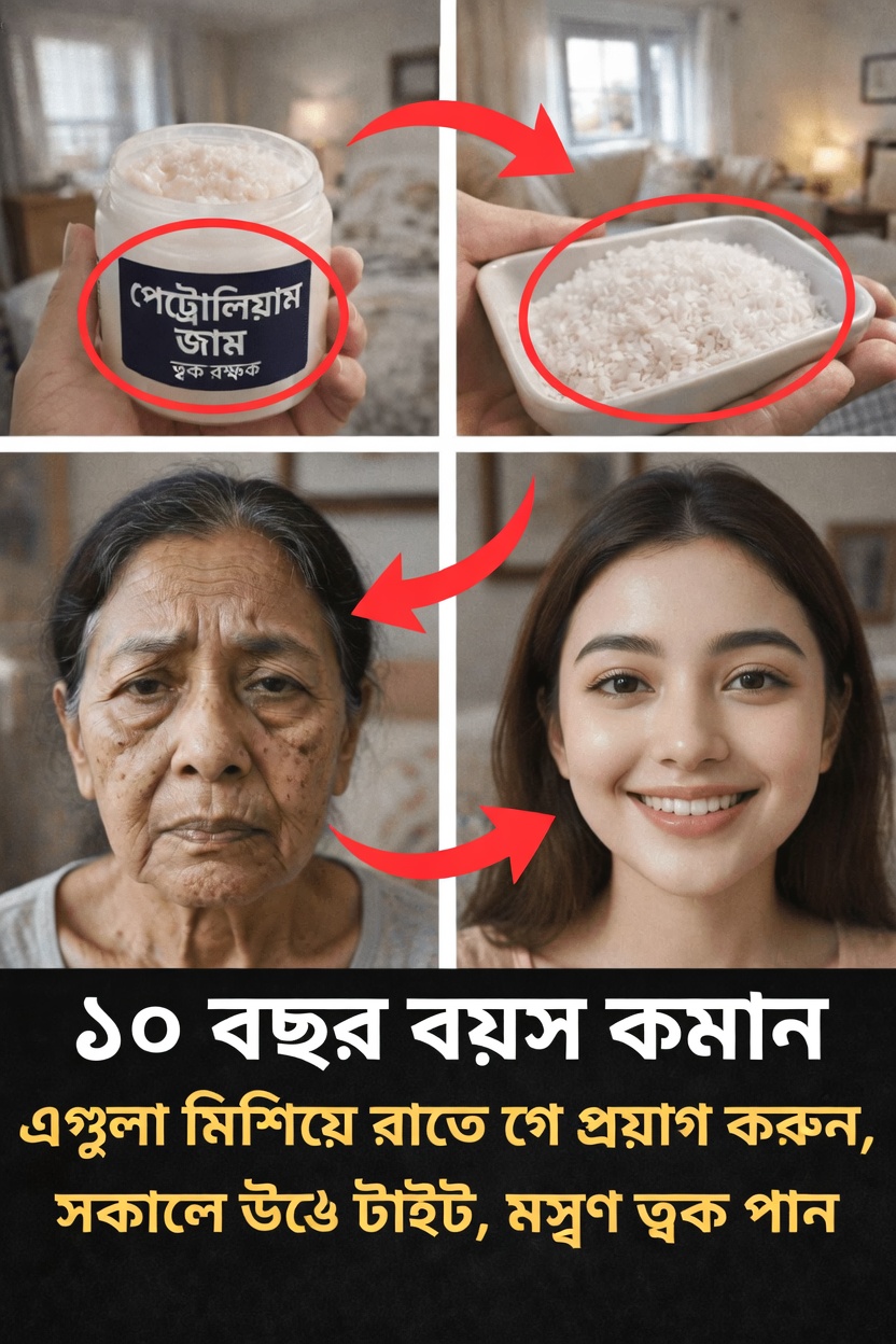 মসৃণ ত্বকের জন্য সহজ পেট্রোলিয়াম জেলি ও লবণের স্কিন স্ক্রাবের উপকারিতা আবিষ্কার করুন