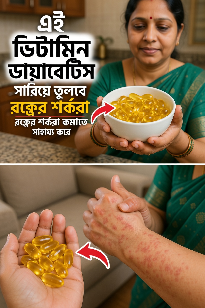 ৩টি ভিটামিন, যা বেশিরভাগ ডায়াবেটিস রোগীর বিপজ্জনকভাবে ঘাটতি থাকে (এগুলো ঠিক করুন = ভালো রক্তে শর্করা নিয়ন্ত্রণ, কম জটিলতা)