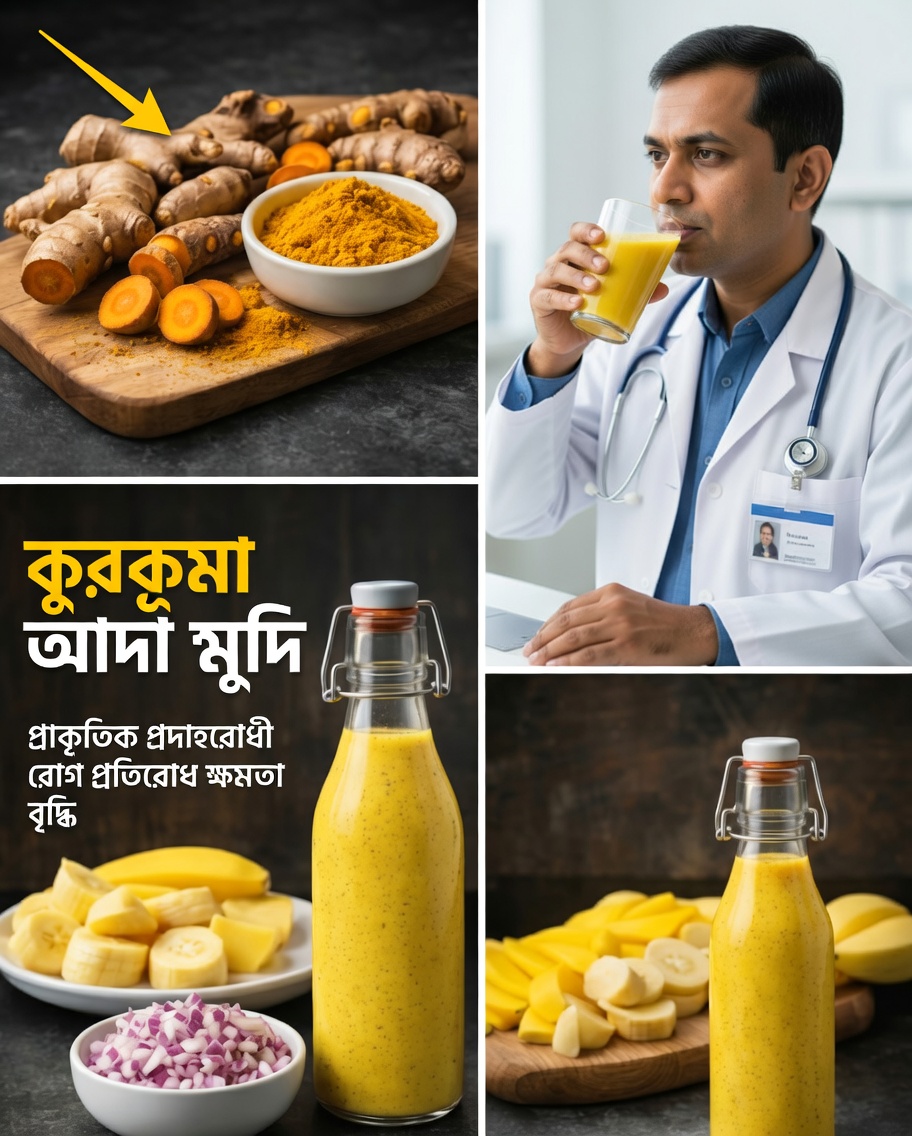 কলা, পেঁয়াজ ও হলুদ: হাড় ও জয়েন্টের আরামের জন্য কোমল ও চমকপ্রদ রান্নার রীতি