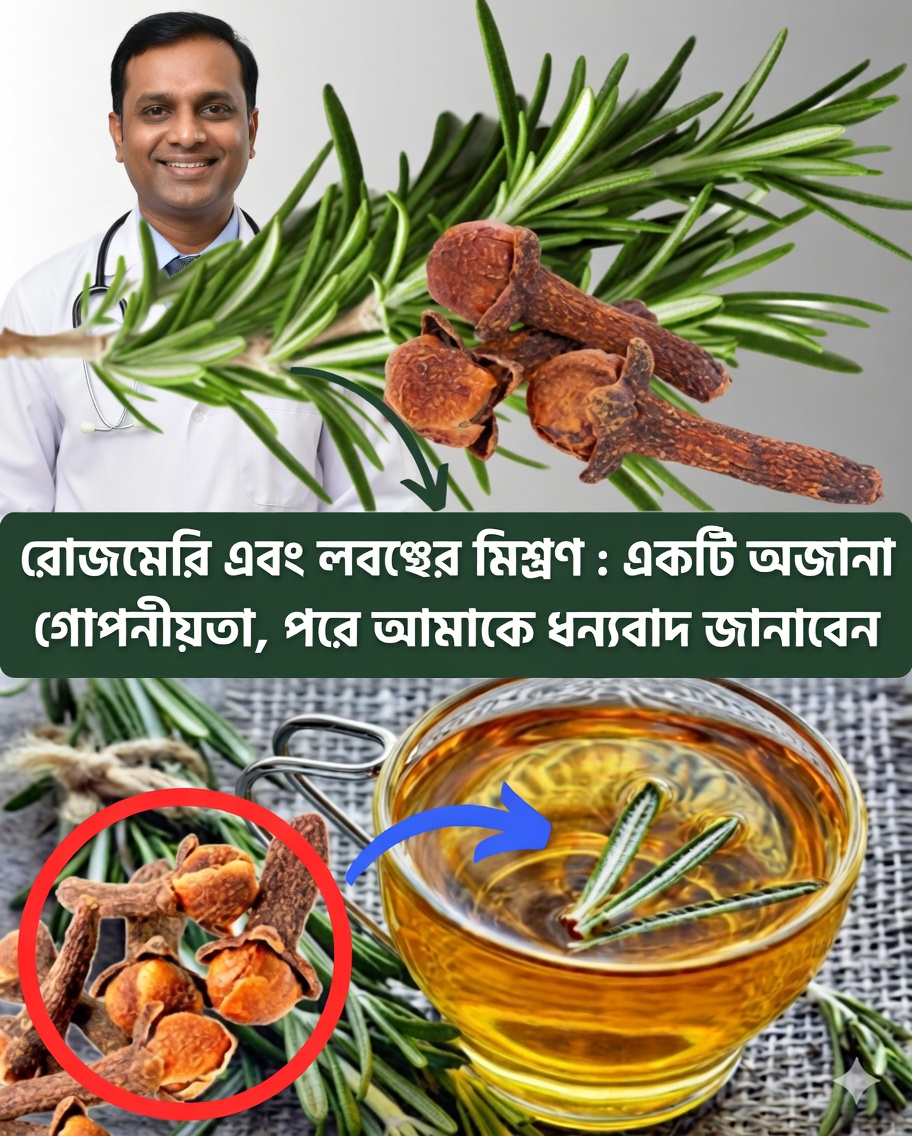 রোজমেরি ও লবঙ্গ: গুণাবলি, উপকারিতা এবং সবাইকে অবাক করে এমন প্রাকৃতিক রেসিপি