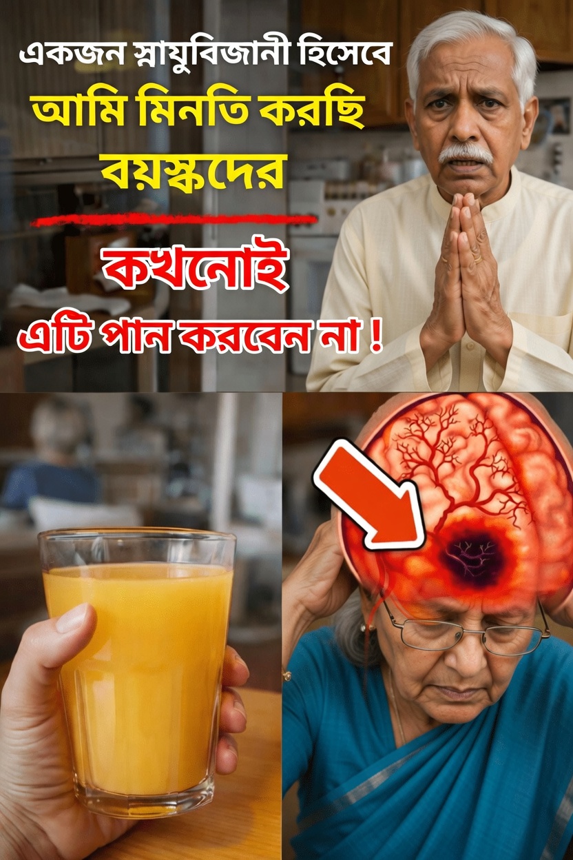 মস্তিষ্কের ডাক্তার হিসেবে: এই সকালের ভুলটি ৬০-এর পর আপনার স্ট্রোকের ঝুঁকি তিন গুণ বাড়িয়ে দেয়!