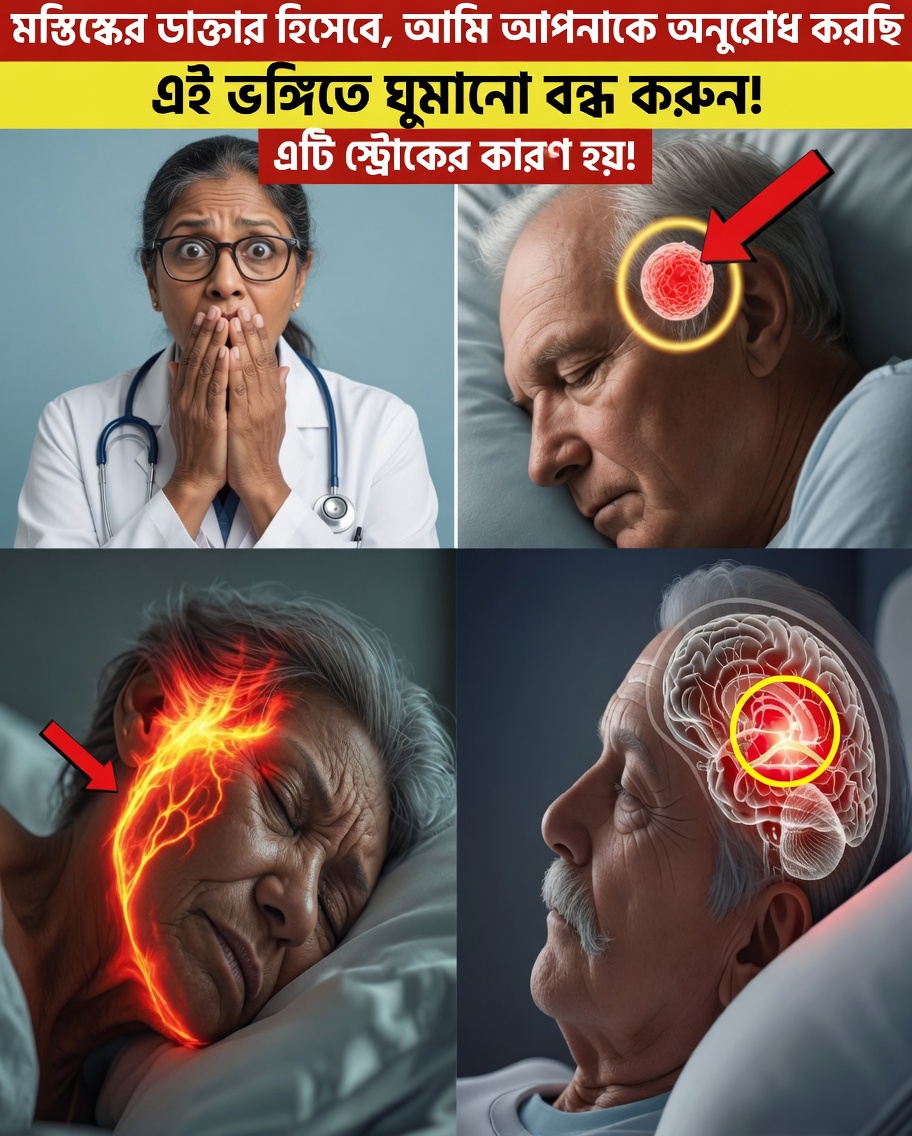 মস্তিষ্কের চিকিৎসকের সতর্কবার্তা: এই ঘুমের অভ্যাসটি রাতে আপনার রক্তসঞ্চালন ব্যাহত করতে পারে