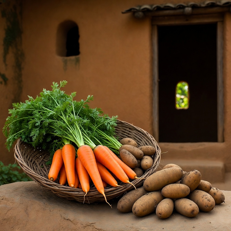 গাজর ও আলু