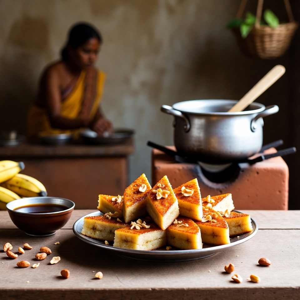 মাত্র ৪টি উপকরণে ঘরে তৈরি কলার মিষ্টি সহজ রেসিপি