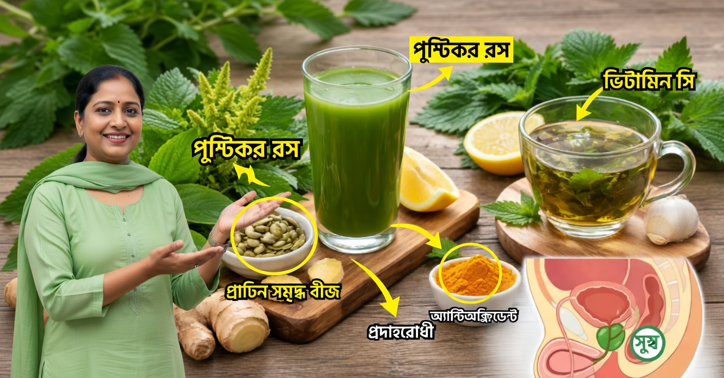 প্রাকৃতিক প্রোস্টেট স্বাস্থ্য: আমারান্থ ও বিচুটি