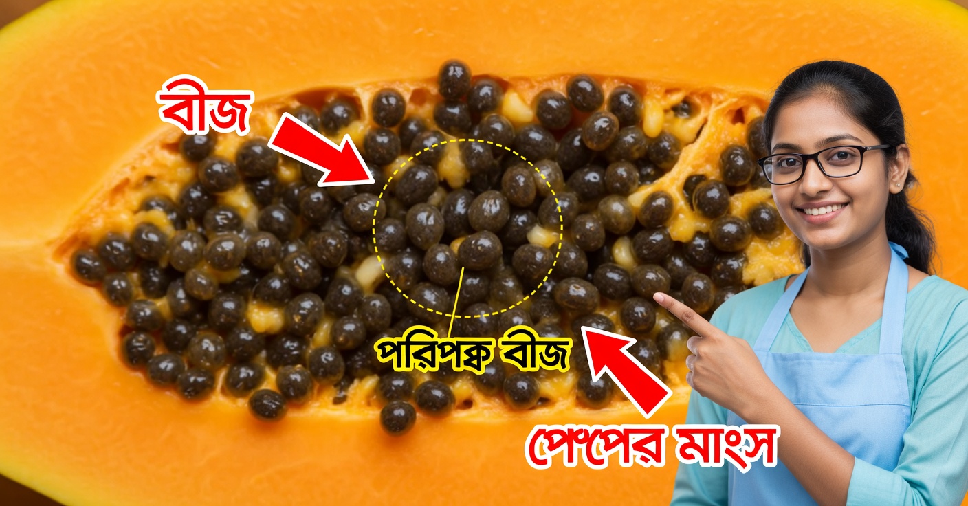 পেঁপের বীজ: কীভাবে প্রতিদিন ৪টি চিবোতে হয় এবং এর উপকারিতা