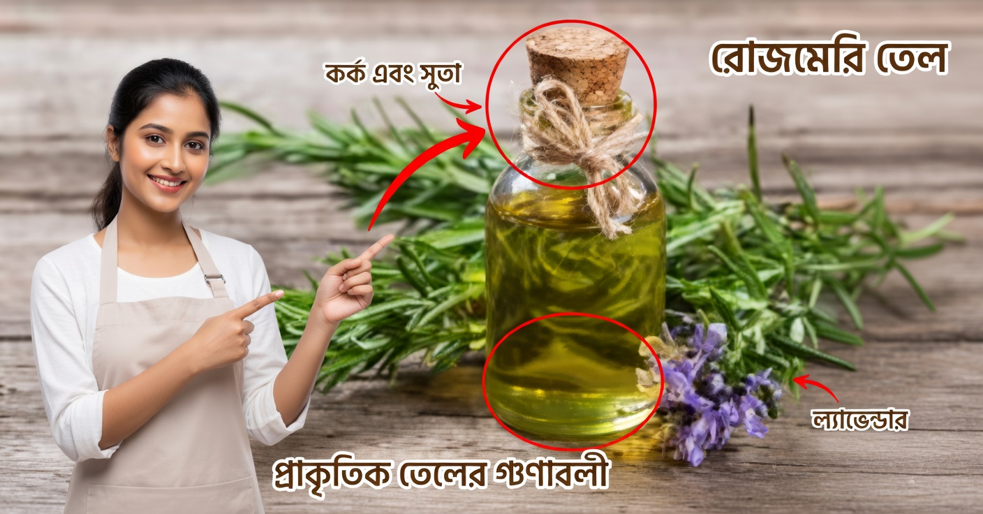 প্রদাহনাশক রোজমেরি তেল: রেসিপি ও ব্যবহার