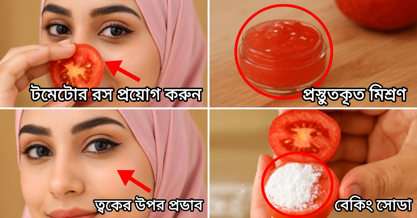 ত্বক উজ্জ্বল করার জন্য টমেটো নাইট জেল