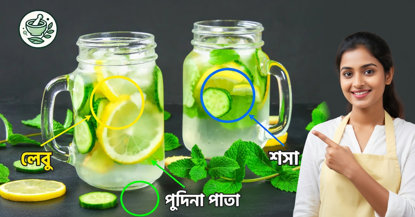 পুদিনা পাতা ও লেবুর রস: গুণাবলি ও প্রাকৃতিক উপকারিতা