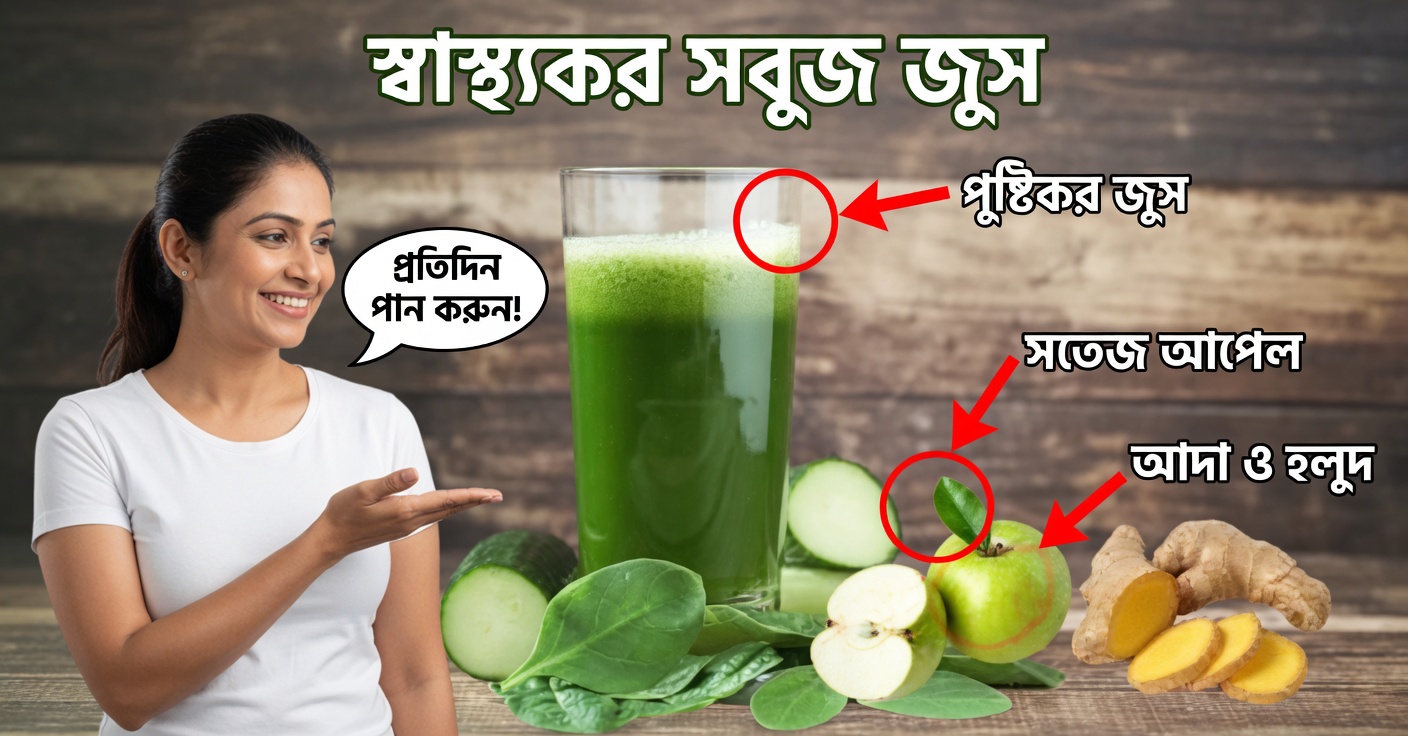 আসল সবুজ জুস