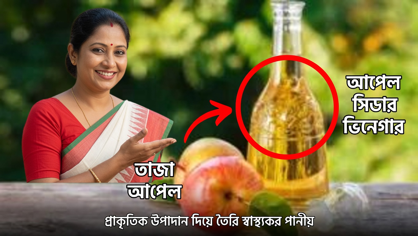 রক্তসঞ্চালনের জন্য খালি পেটে আপেল সিডার ভিনেগার